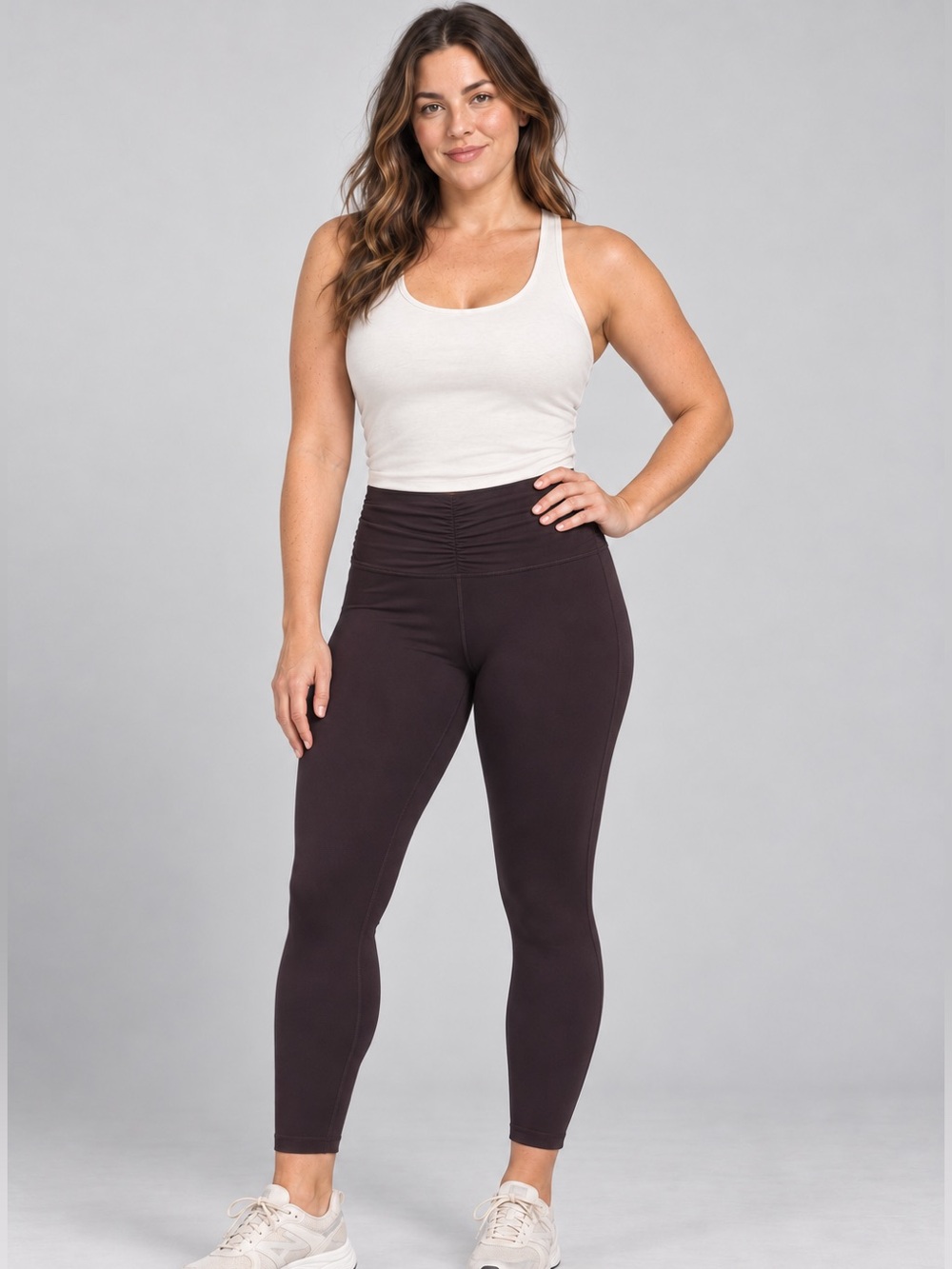 #923 NWT Lululemon All It Takes Ruched Waist Tight Sequoia 10